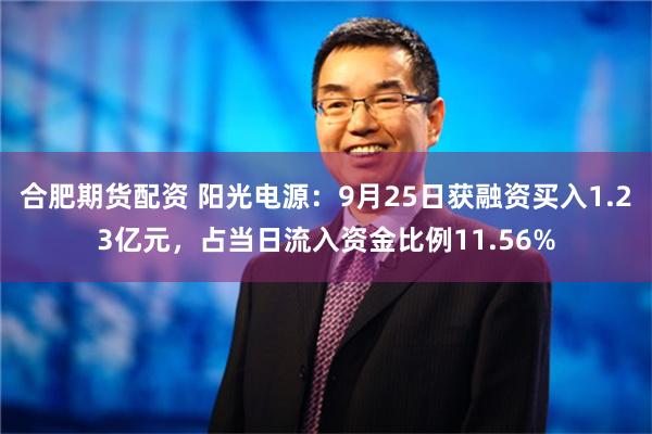 合肥期貨配資 陽光電源：9月25日獲融資買入1.23億元，占當日流入資金比例11.56%