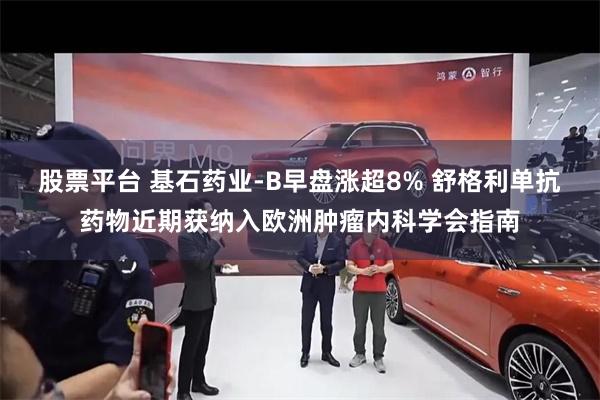 股票平台 基石藥業-B早盤漲超8% 舒格利單抗藥物近期獲納入歐洲腫瘤內科學會指南