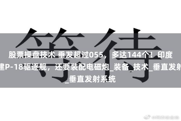 股票操盤技術 垂發超過055，多達144個！印度將開建P-18驅逐艦，還要裝配電磁炮_裝備_技術_垂直發射係統